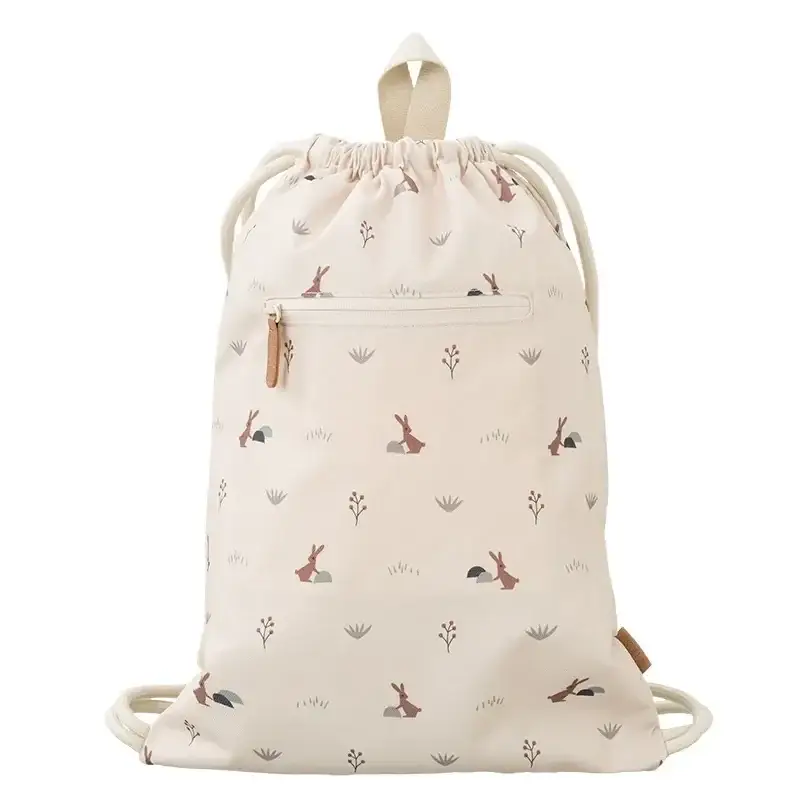 Markenprodukt Fresk Turnbeutel, Sportbeutel, 43x30 cm, Farbe: Kaninchen Sandmuschel