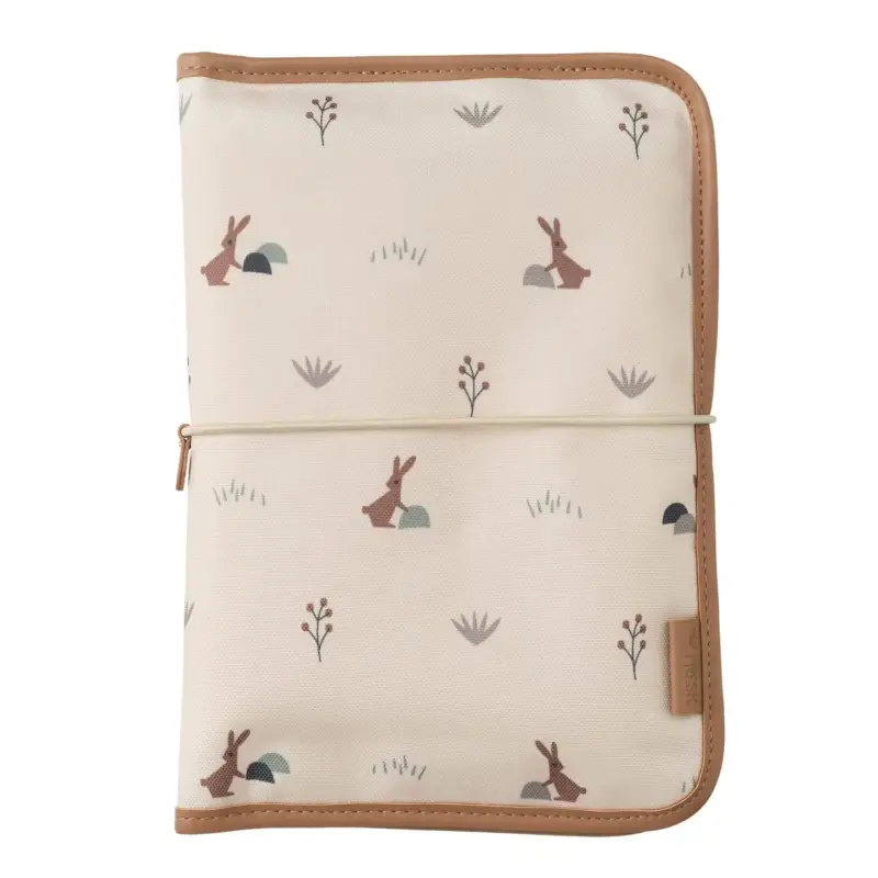 Mega-Angebot Fresk Wickeltasche unterwegs, 25x17x3 cm, Farbe: Kaninchen Sandmuschel