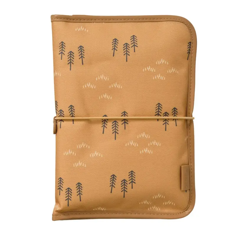 Fresk Wickeltasche unterwegs, 25x17x3 cm, Farbe: Waldfichte gelb Sichere Zahlung