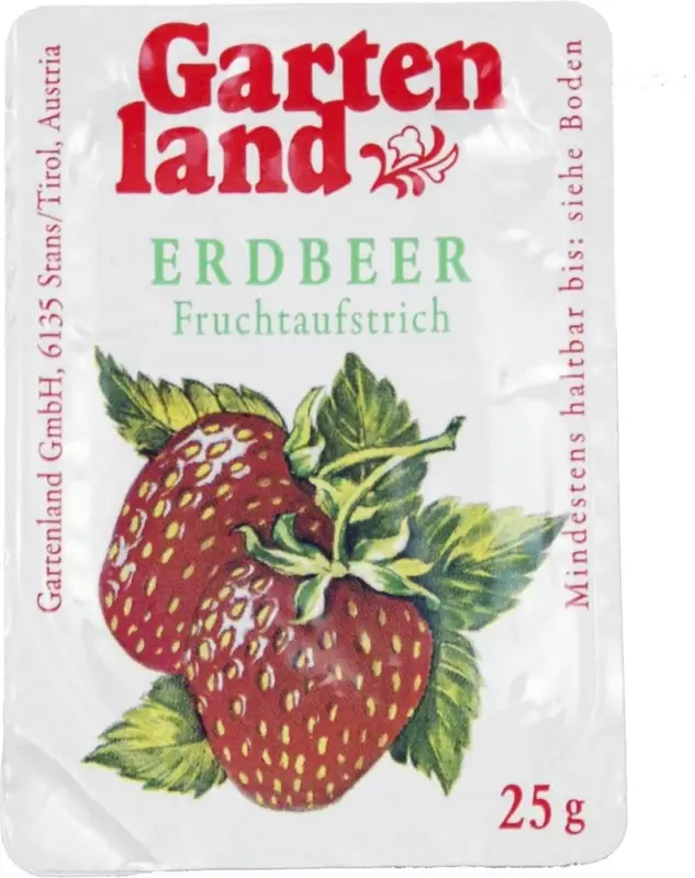 Aktuell Frühstückskörbchen gefüllt mit Honig und Konfitüre, 30-teilig