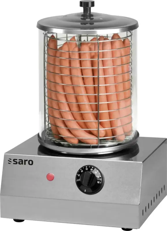 Top-Preis Hot Dog Maker, Bockwurstwärmer, Würstchenwärmer, Hot Dog Steamer - Modell CS-100, Multifunktionaler Edelstahl-Wärmer für perfekte Hot Dogs und mehr
