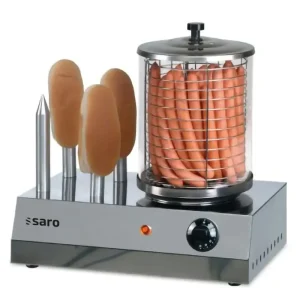 Super-Preis Hot Dog Maker, Bockwurstwärmer, Würstchenwärmer, Hot Dog Steamer - Modell CS-400, Multifunktionaler Edelstahl-Wärmer für perfekte Hot Dogs und mehr
