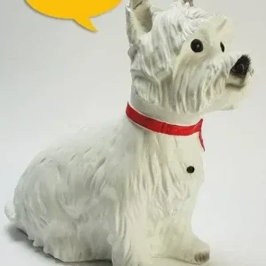 Hund mit Bewegungsmelder, 31 x 37 cm Finale Aktion