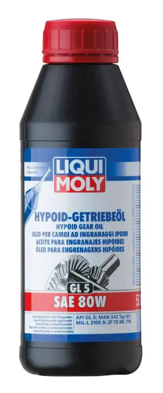 Hypoid-Getriebeöl (GL 5) SAE 85W-90, 500 ml Neu