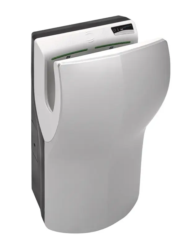 Bestseller Händetrockner automatisch - Hands-in-Prinzip, Kunststoff PQ14, Farbe: Edelstahl-Look