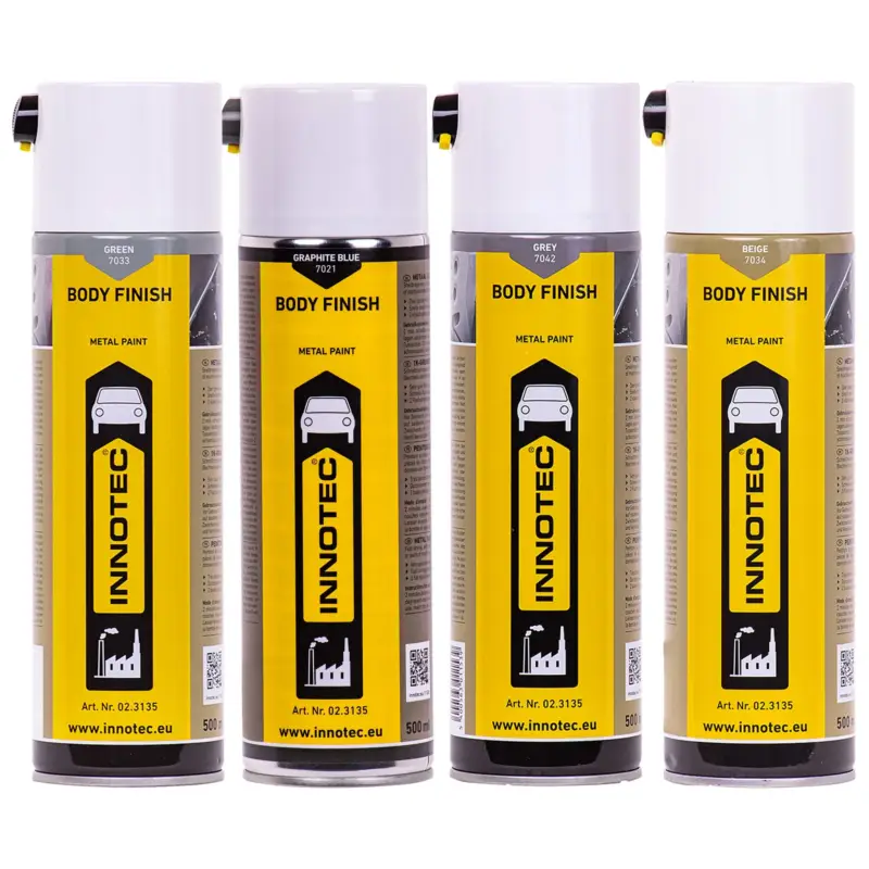 INNOTEC Body Finish 500 ml Karosserielack in verschiedenen Farben Preis Gesenkt