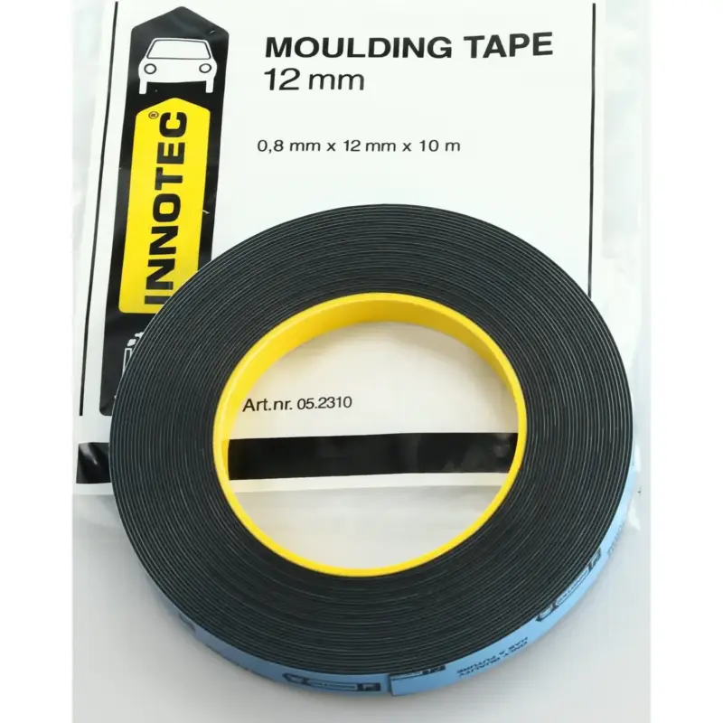 INNOTEC Moulding Tape, 10m Rolle 12mm Doppelklebeband Super-Preis