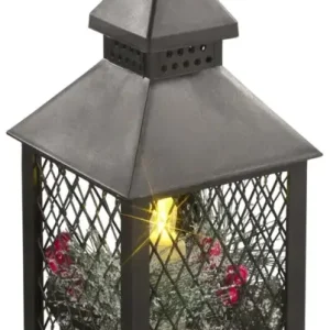 Neue Kollektion Laterne mit LED Kerze, Weihnachtsdeko und Timer