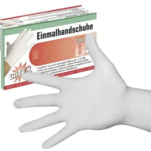 Latexhandschuhe, leicht gepudert, Gr. M , 100 St. Meistverkauft