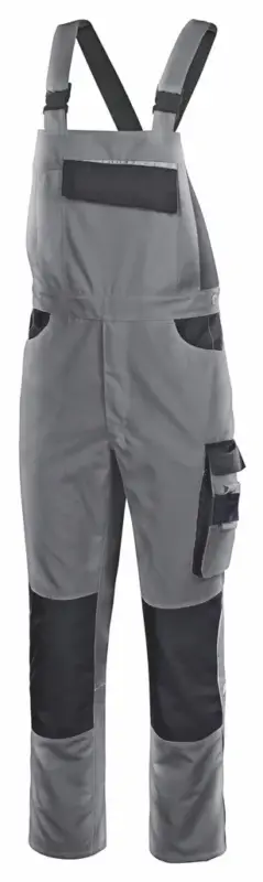 Garantierte Lieferung Latzhose EXTREME, grau-schwarz, Gr. XXL