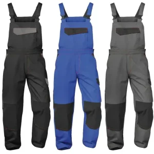 Latzhose für Beruf und Hobby, Farbe grau, Gr. 48 Online Kaufen