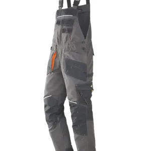 Nur Heute Latzhose, Farbe grau/schwarz, Gr.56