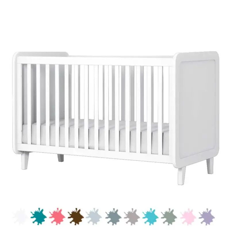 Laurette Babybett 70 x 140 cm Accroche Coeur, Farbe: türkis Preisreduziert