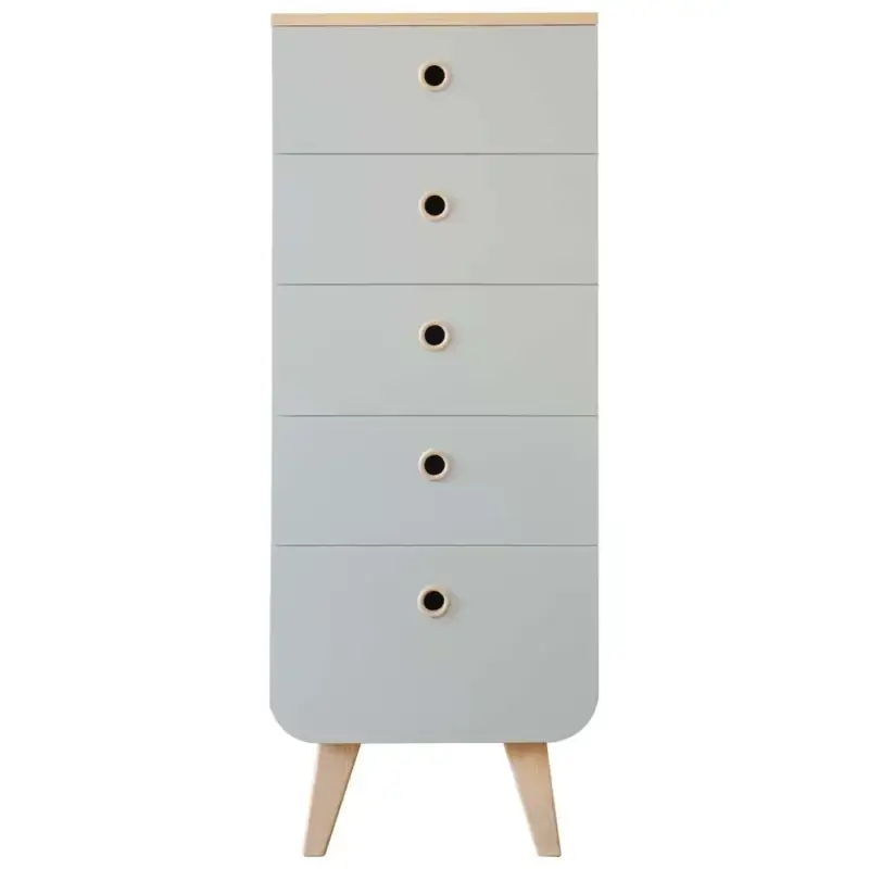 Laurette Chiffonier Kommode Zen, Farbe der Flächen: Gris Souris Begrenztes Angebot