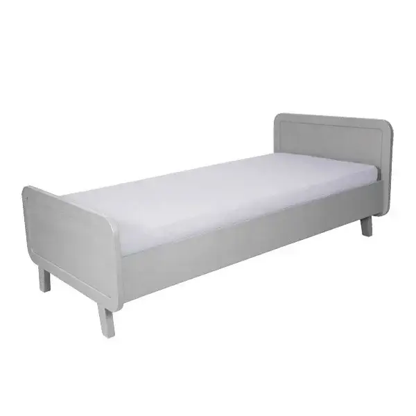 Laurette Kinderbett "Le Lit Rond" 90 x 200 cm, Farbe: Gris Wochenendangebot