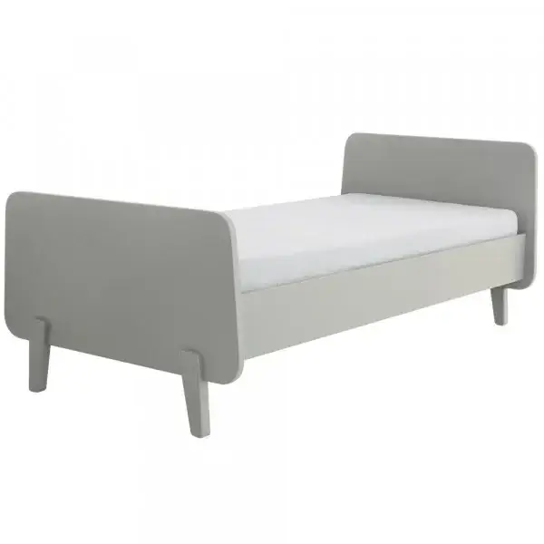 Preiswert Laurette Kinderbett "MM" 90 x 190, Farbe: Gris