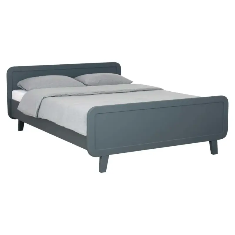 Laurette Kinderbett / Doppelbett "Le Lit Rond" 140 x 200 cm, Farbe: Gris Souris Top-Angebot