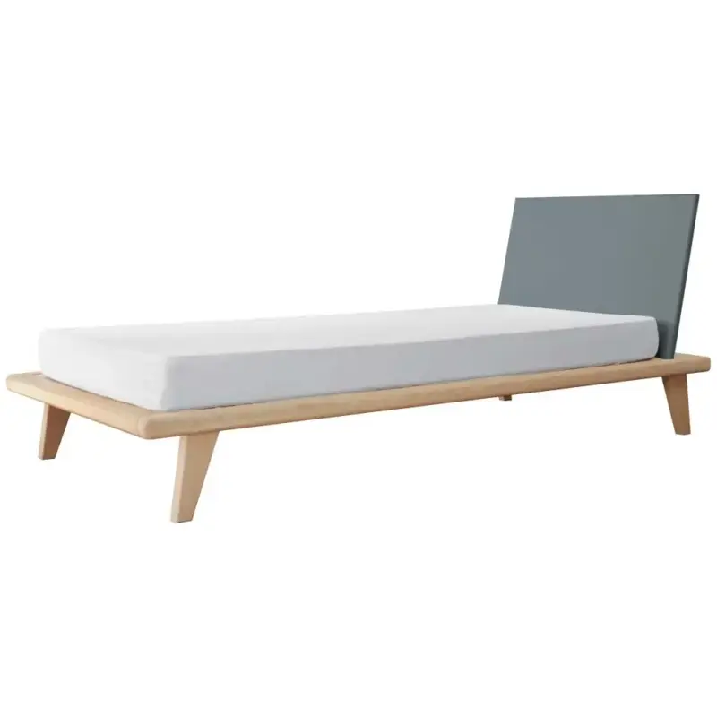 Bestseller Laurette Kinderbett Zen 100 x 200, Farbe der Flächen: Gris Souris