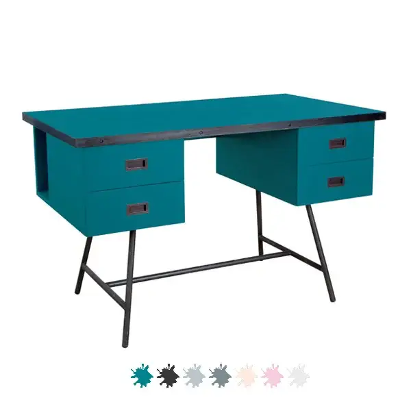 Saisonangebot Laurette Schreibtisch L50, Farbe: Vieux rose