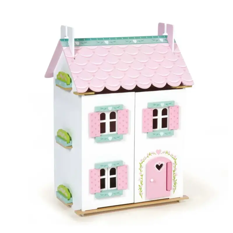 Le Toy Van Puppenhaus Sweetheart Häuschen Holz bunt möbliert Top-Preis