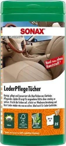 Saisonangebot Lederpflegetücher Box 25 Stück