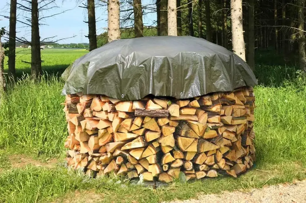 PE-Abdeckplane PolyTarp® 210, Ø 5 m rund Preis Gesenkt