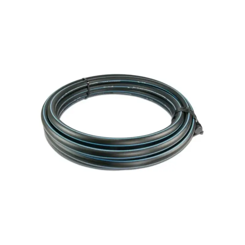 Top-Seller PE80 Rohr, 25mm Wasserrohr, PE Druckrohr, 1m, Schwarz/Blau