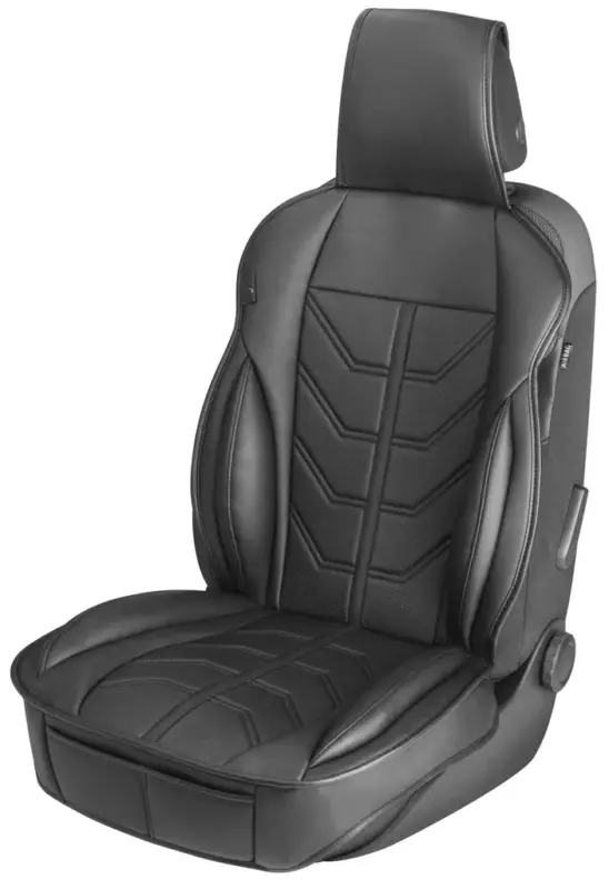 Meistverkauft PKW Sitzauflage Kimi, Auto-Sitzaufleger im Rennsportdesign schwarz