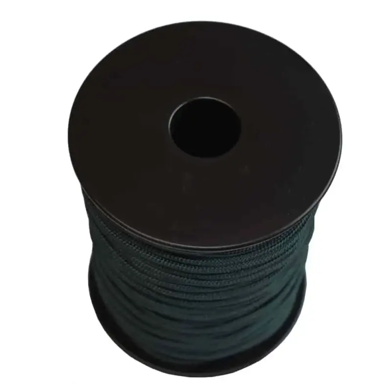 Abverkauf PP Kordel, 2,5mm, schwarzgrün, 160m, geflochten, reißfest