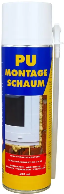 Kracherpreis PU Montage-Schaum reinweiß 500 ml