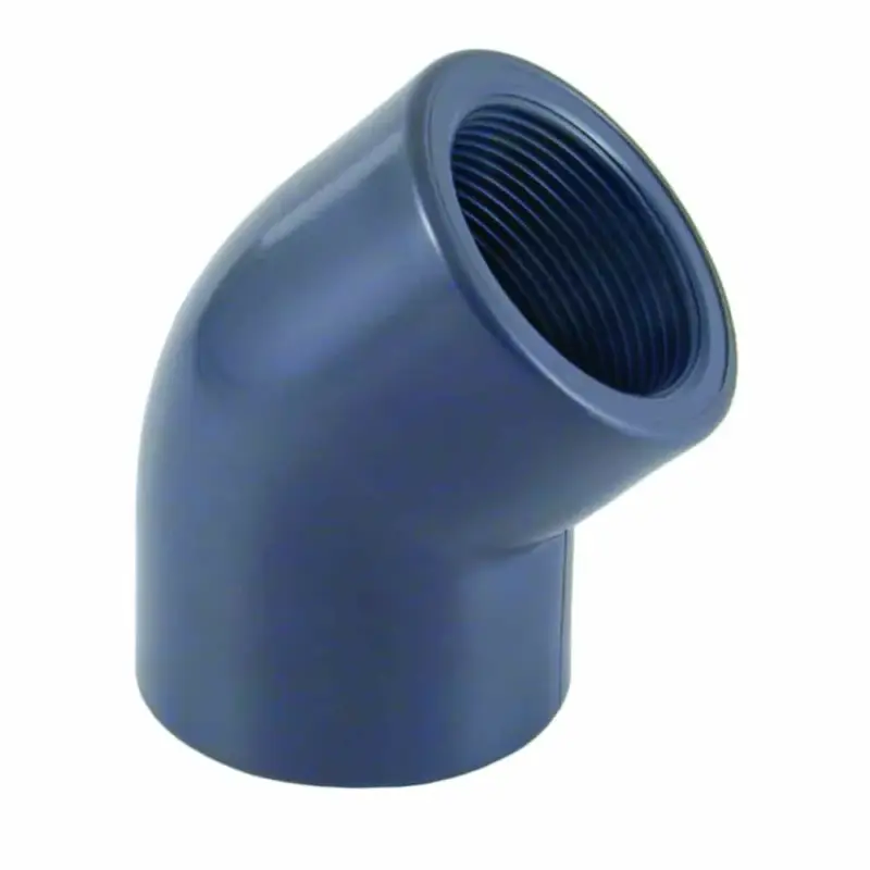 PVC - U 45° Winkel IG 1 1/4" PN10 Neuheit