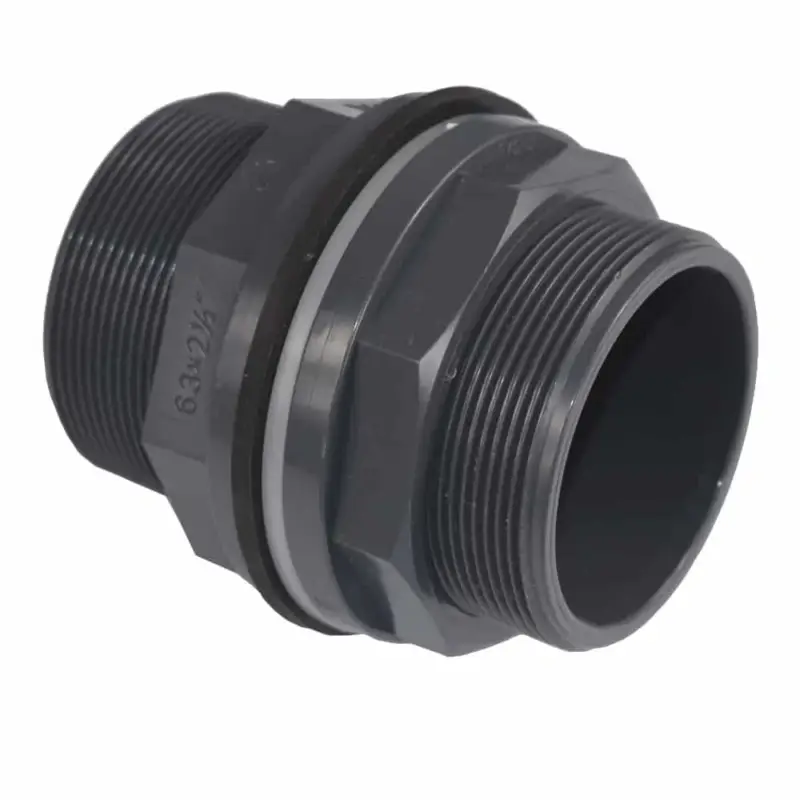 Wochenendangebot PVC Durchführung, Klebemuffe Außengewinde, 63mm, PN10