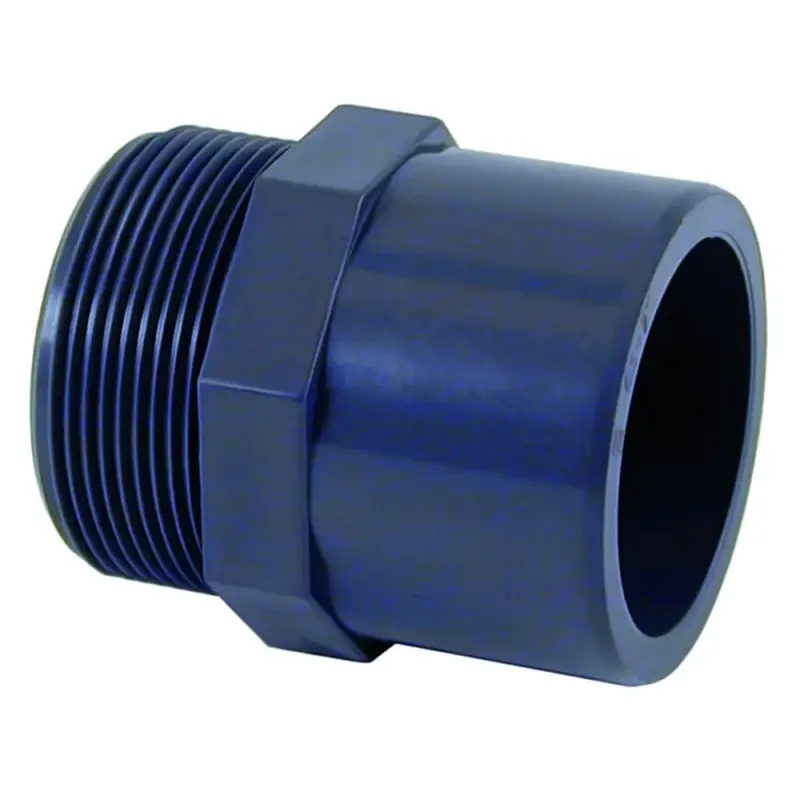 Top-Angebot PVC Fitting, Übergangsmuffe 50-40mm, Gewinde 1 1/4 Zoll, PN10