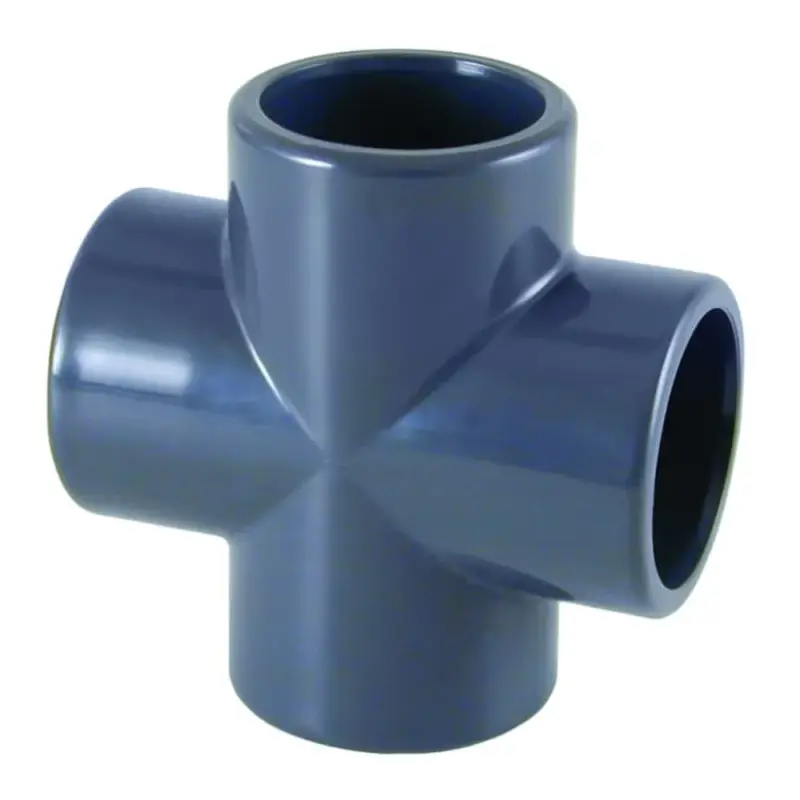 PVC Fittinge, U Kreuz Muffe 20mm, PN16, Rohrverbinder Super-Preis