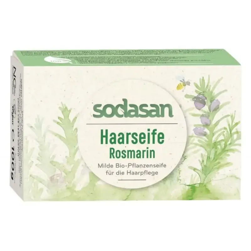 Bestpreis SODASAN Haarseife 100 g Rosmarin