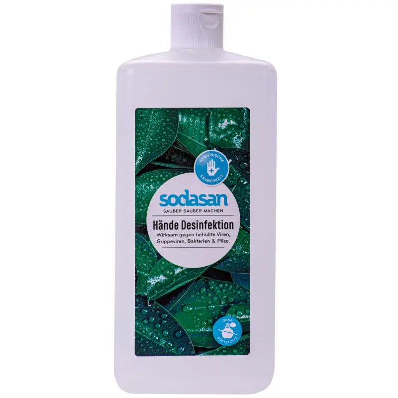 SODASAN Händedesinfektion 1 Liter Euroflasche für Eurospender Kracherpreis