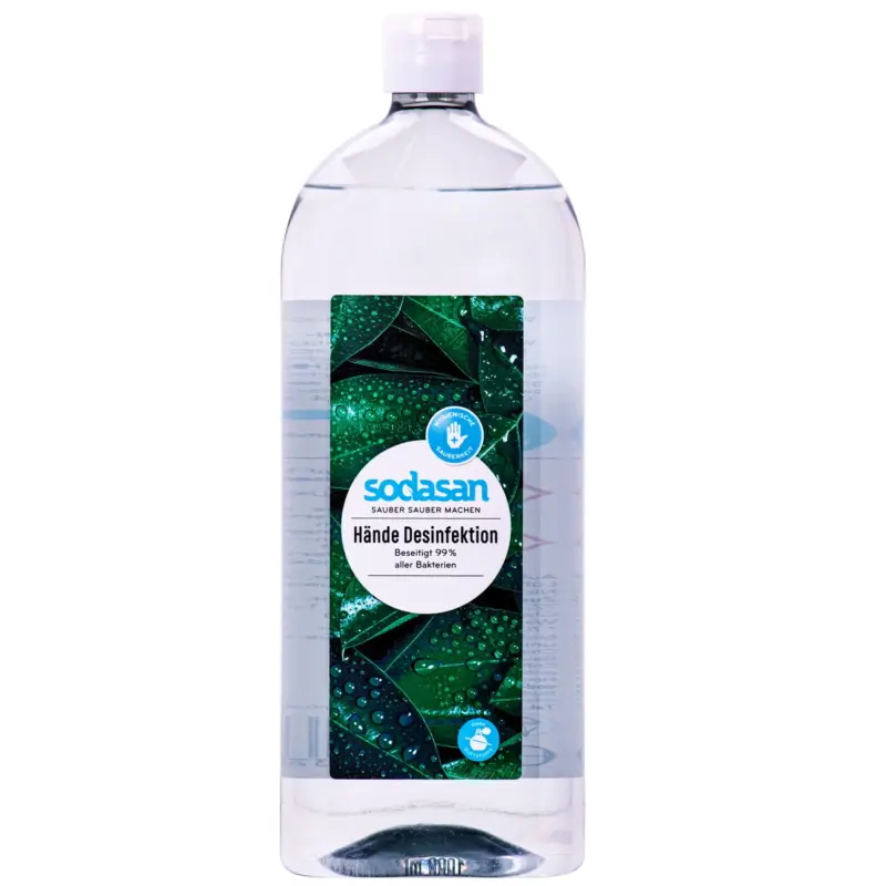 SODASAN Händedesinfektion 1 Liter Nachfüllflasche PET-Flasche Preis Gesenkt