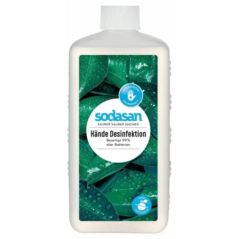 Sofort Bestellen SODASAN Händedesinfektion 6 x 1 Liter Euroflasche