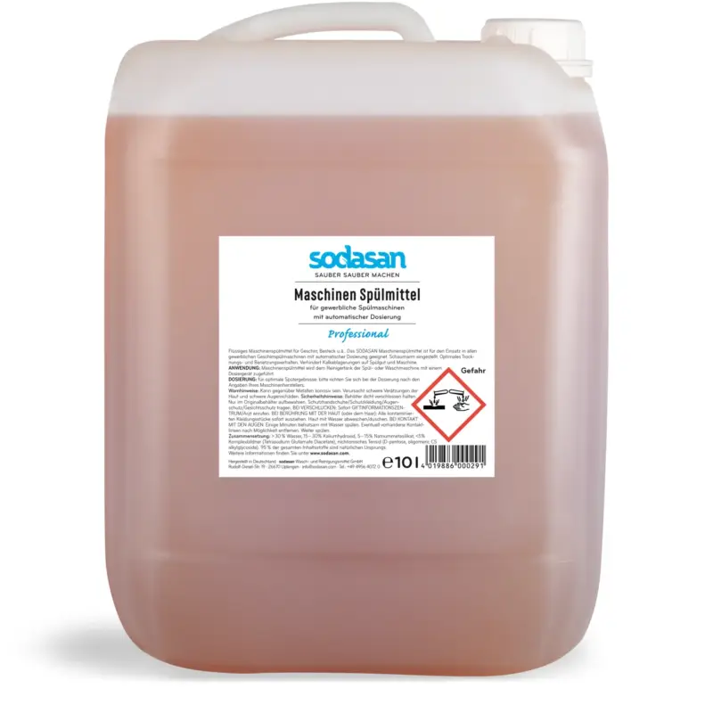 SODASAN Maschinenspülmittel flüssig 10 Liter Beliebt