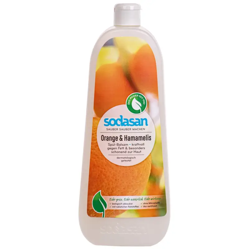 Expressversand SODASAN Spülmittel Balsam Orange & Hamamelis 1 Liter