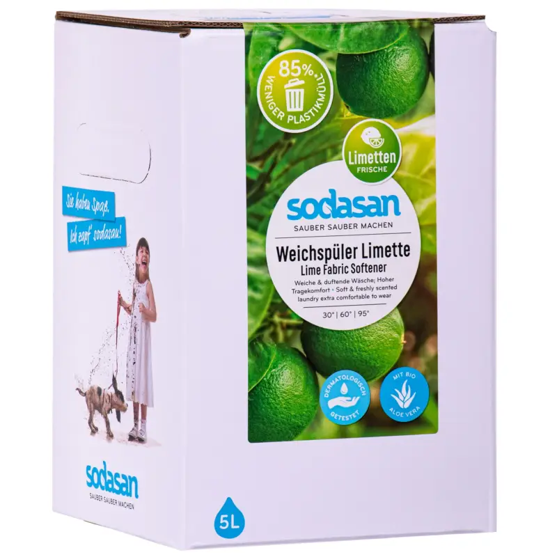 Echt SODASAN Weichspüler Limette 5 Liter Bag in Box