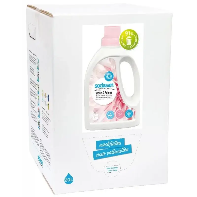 Finale Aktion SODASAN Woll- & Feines Flüssigwaschmittel 20 Liter Bag in Box