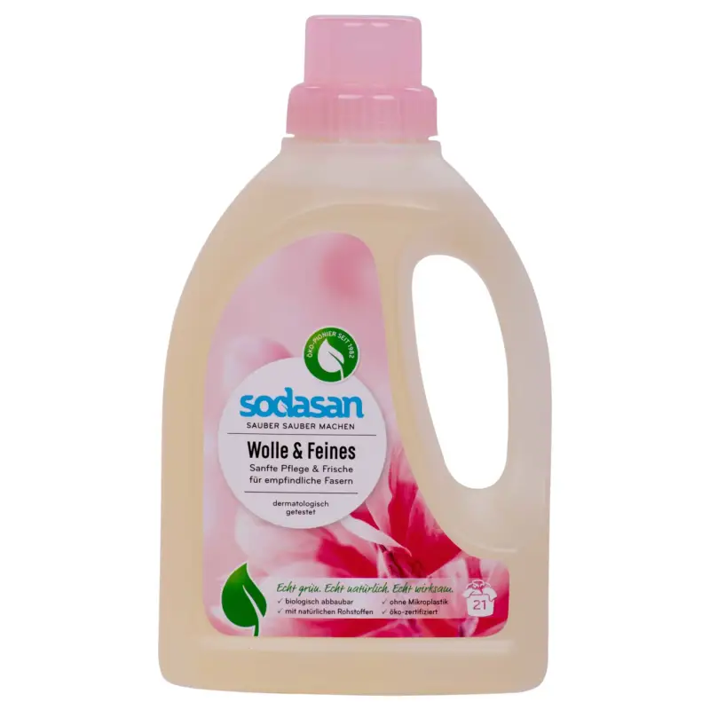 Echt SODASAN Woll- & Feines Flüssigwaschmittel 750ml