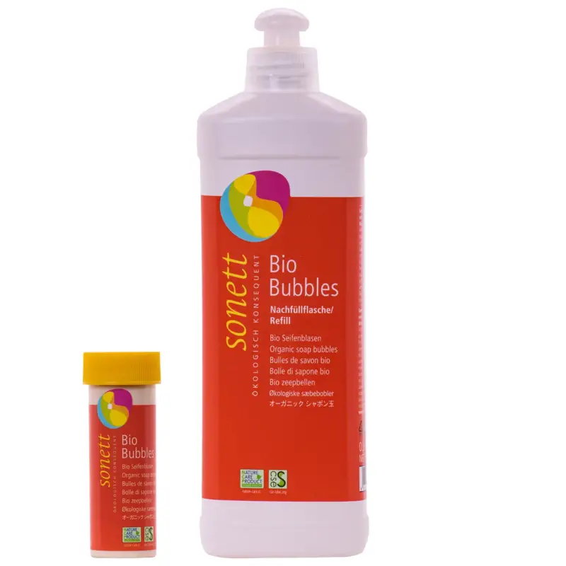 SONETT Bio Bubbles Seifenblasen in verschiedenen Größengebinden Letzte Chance