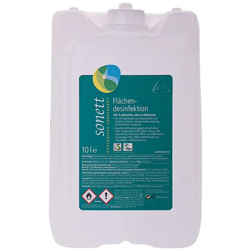 SONETT Flächendesinfektion 10 Liter A Direkt Vom Hersteller