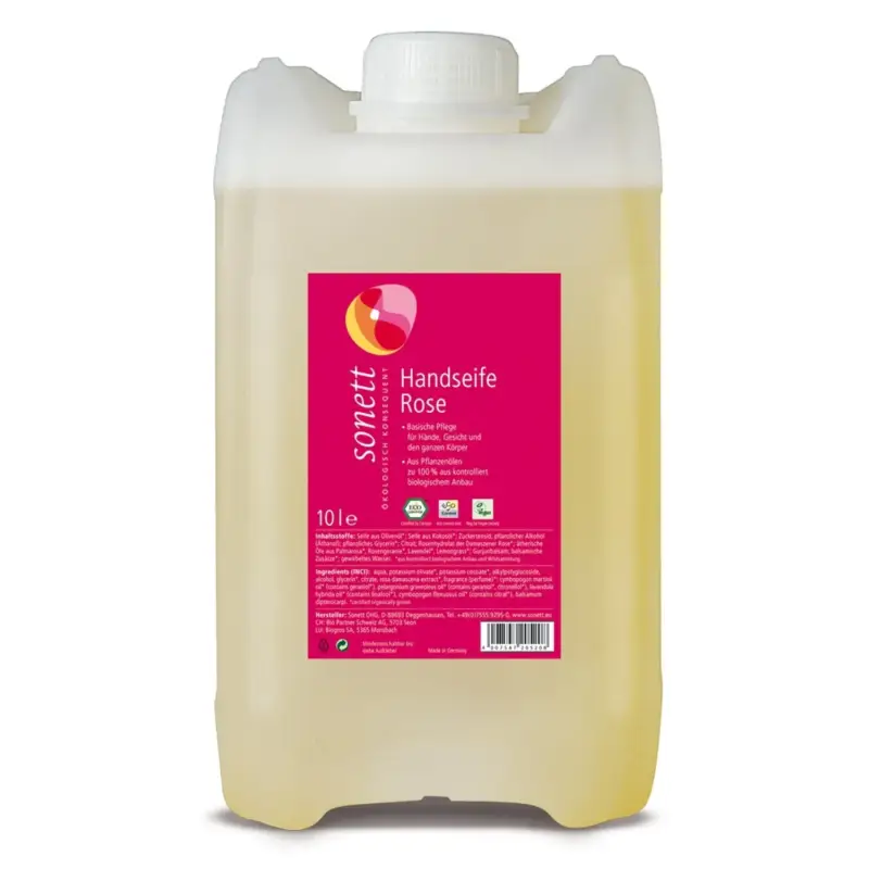 Sonderangebot SONETT Handseife Rose 10 Liter