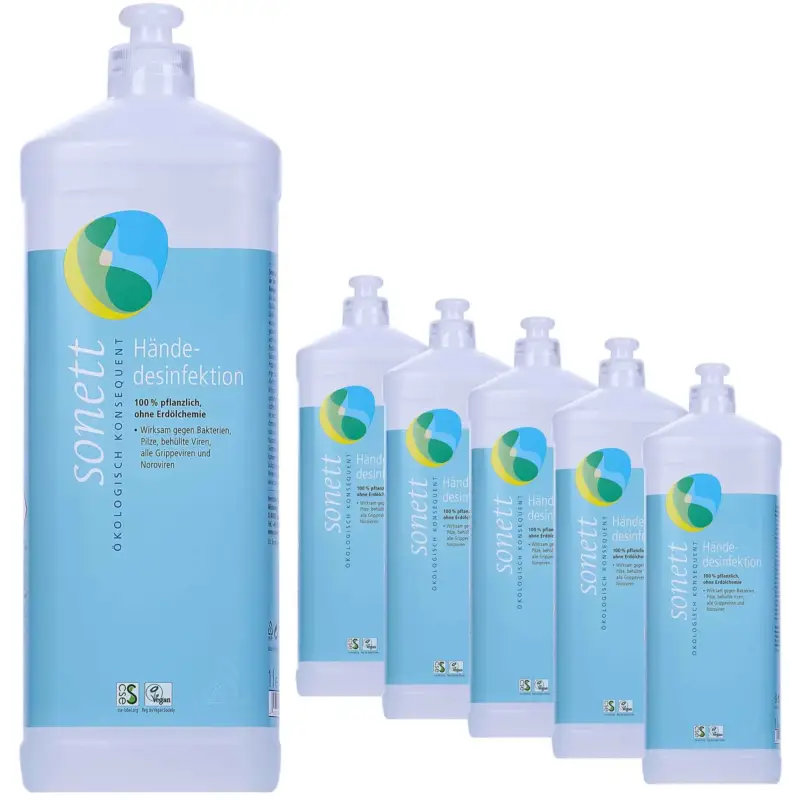 Top-Seller SONETT Händedesinfektion 6 x 1 Liter