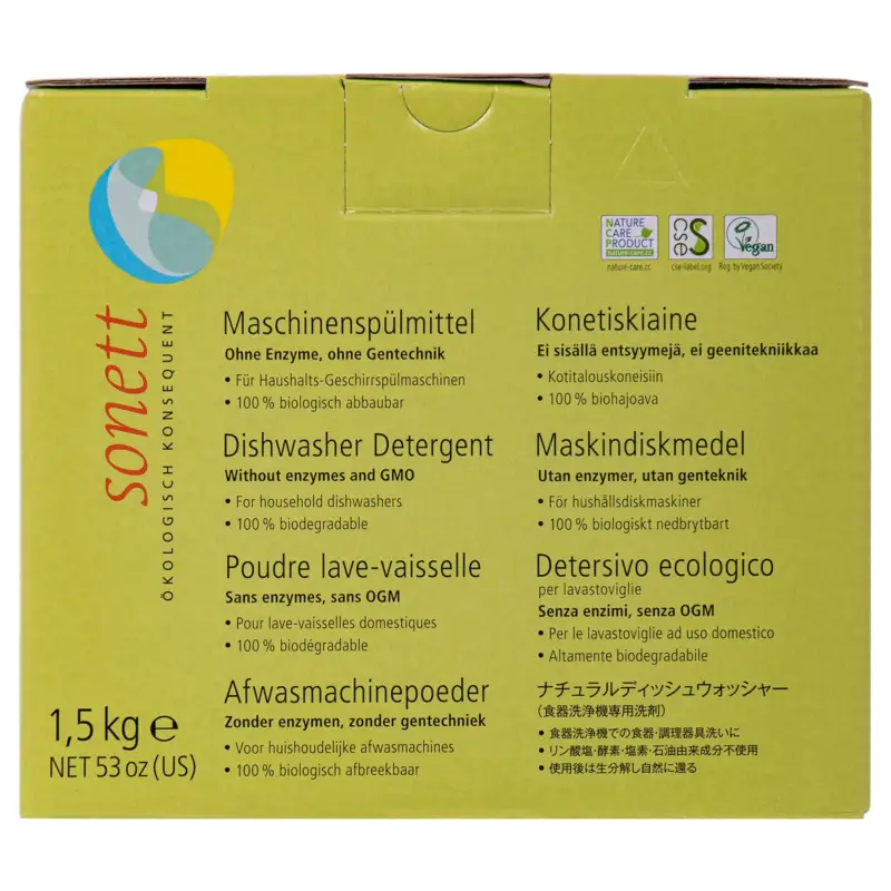 Top-Angebot SONETT Maschinenspülmittel 1,5kg Pulverkonzentrat