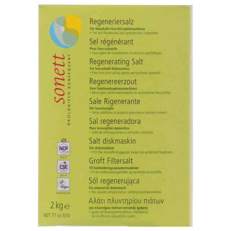 SONETT Regeneriersalz 2 kg für die Geschirrspülmaschine Günstig