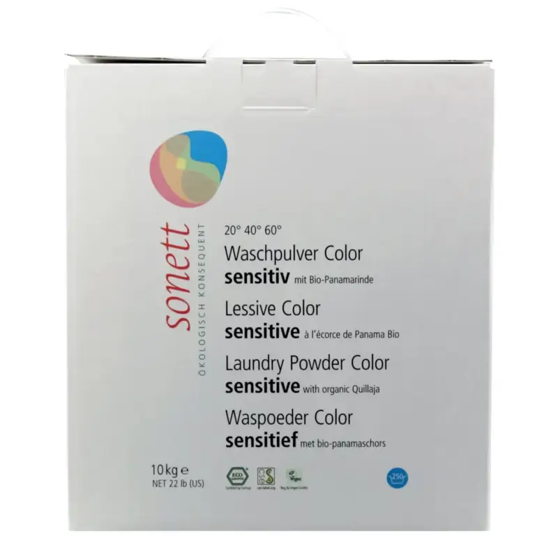 Ausverkauf SONETT Waschmittel Pulver Color 10 kg sensitiv